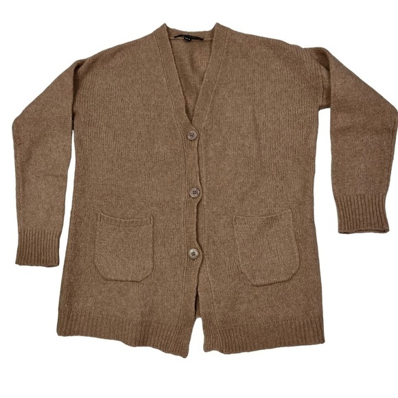 Ritva Falla V Neck Merino Wool Blend Cardigan Runs Large. - Picture 3 of 10